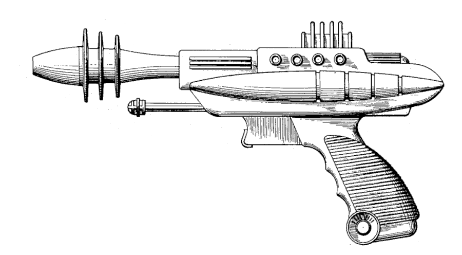 Toy pistol from patent office 1953.