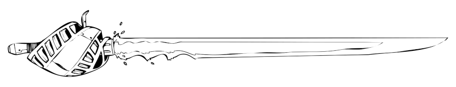 Artist: JEShields Date: 2016-2021 License: Copyright JEShields Stock Art. jeshields.com Image of a modern sword with bucket hilt and a hint of energy at base.