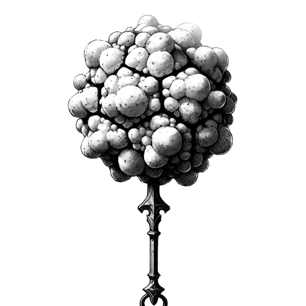 A fungus blob on a stick.